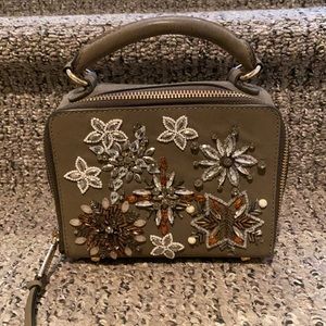 Rebecca Minkoff Top Handle/Crossbody Mini Beaded Purse